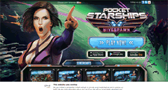 Desktop Screenshot of pocketstarships.com